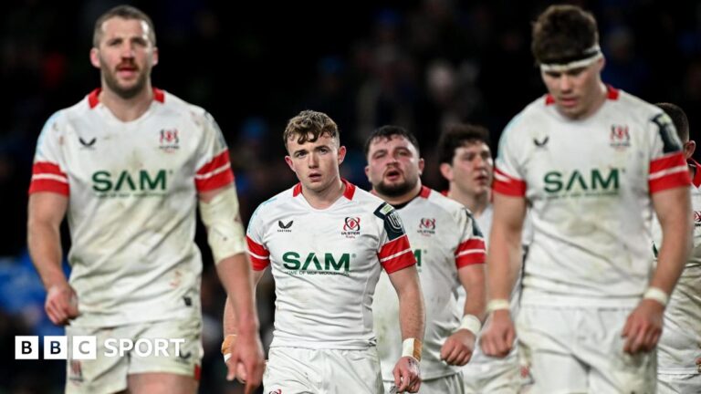 Leinster 24-20 Ulster: It was hard to recover in second half – Richie Murphy Ulster players dejected at full time