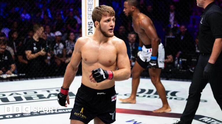 Manchester United’s Amir Ibragimov & MMA’s Ibragim Ibragimov dream Ibragim Ibragimov goes back to his corner during a fight
