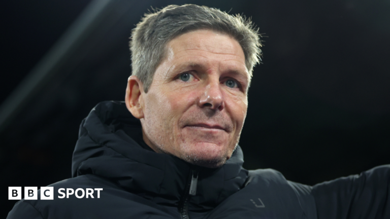 Oliver Glasner keeps Crystal Palace guessing over future as games pile up Crystal Palace boss Oliver Glasner reacts during his side's Conference League game with KuPS