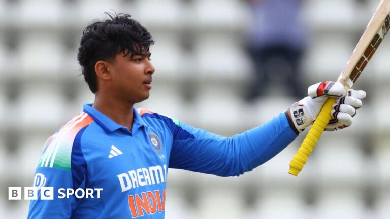 Vaibhav Suryavanshi: 14-year-old Indian makes List A century Vaibhav Suryavanshi