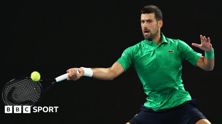 Australian Open 2026: Novak Djokovic into last eight as Jakub Mensik withdraws with injury Novak Djokovic