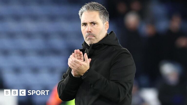 Marti Cifuentes: Leicester City sack manager after just six months in charge Outgoing Leicester boss Marti Cifuentes applauding supporters after their defeat at home by Oxford United in his final game in charge