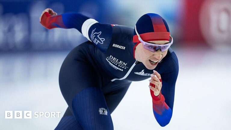 Winter Olympics 2026: Ellia Smeding picked for GB speed skating Ellia Smeding skating