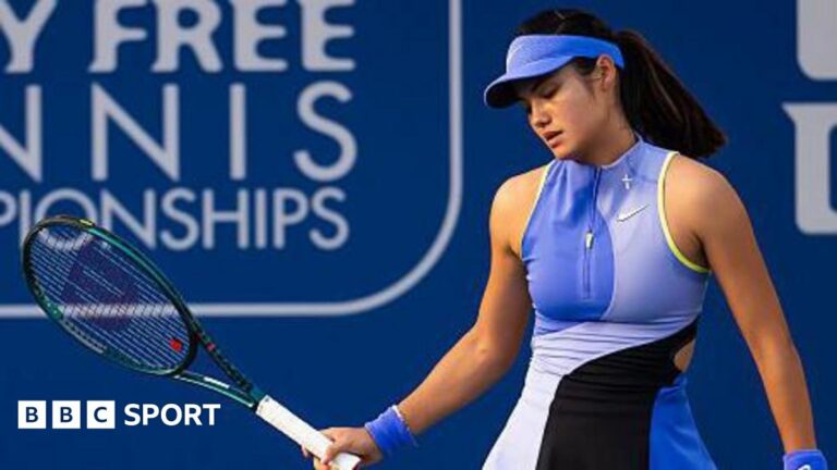 Emma Raducanu: Briton beaten by lucky loser in Dubai Tennis Championships first round Eras: Phil Collins