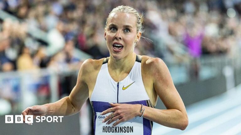 Keely Hodgkinson: How Olympic champion broke indoor 800m world record Jenny Meadows and Keely Hodgkinson at a winter training camp in South Africa