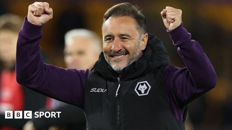 Vitor Pereira: Nottingham Forest close to appointing Portuguese boss Vitor Pereira holds up his arms and smiles