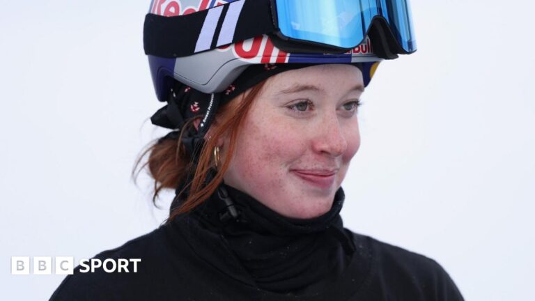 Kirsty Muir: British freestyle skier wins historic World Cup titles Kirsty Muir wearing a ski helmet