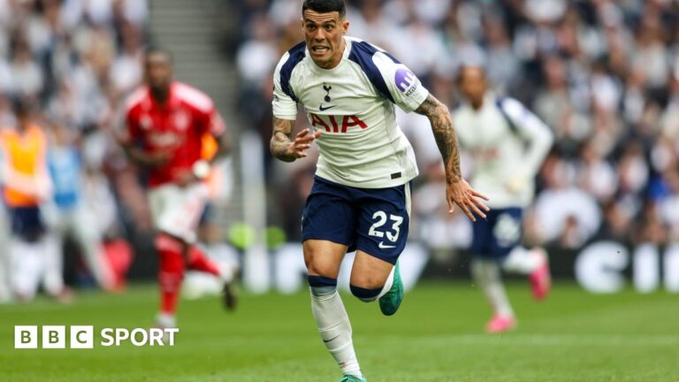 Premier League: Does running more actually make a difference? Tottenham's Pedro Porro in action against Nottingham Forest