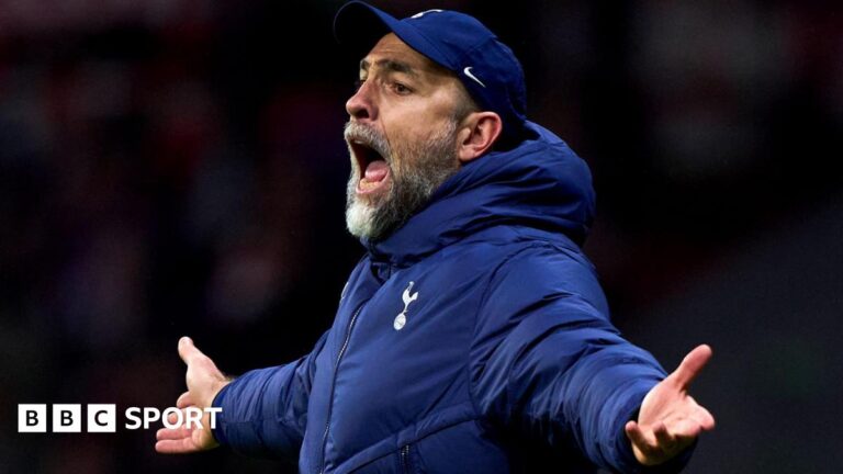 Tottenham manager: ‘Wrong person at wrong time’ – but if not Tudor then who? Igor Tudor gestures towards his players during the Champions League last 16 tie at Atletico Madrid