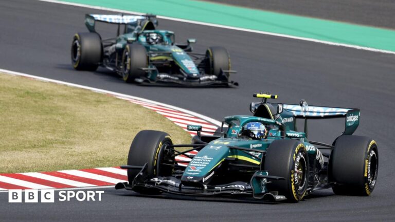 F1 Q&A: Aston Martin, McLaren, Mercedes, safety cars and changes to lap times Aston Martin's Fernando Alonso ahead of team-mate Lance Stroll during the Japanese Grand Prix