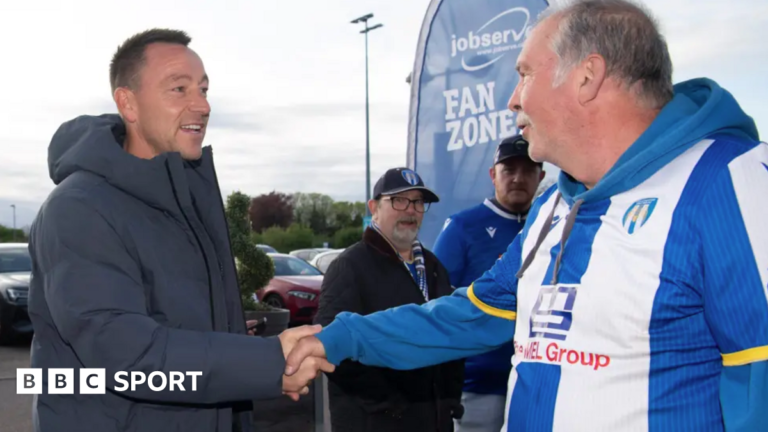 John Terry Colchester takeover: What’s in it for him? John Terry shakes hands with a Colchester fan