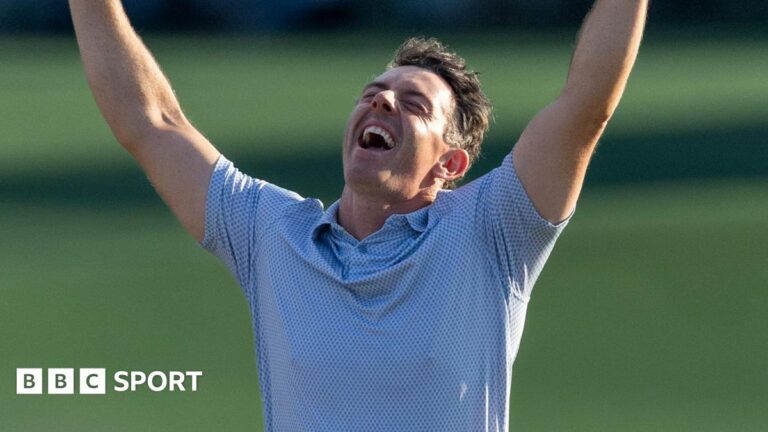 The Masters 2026: The five key shots in Rory McIlroy’s second Augusta victory Rory McIlroy celebrates winning the Masters title