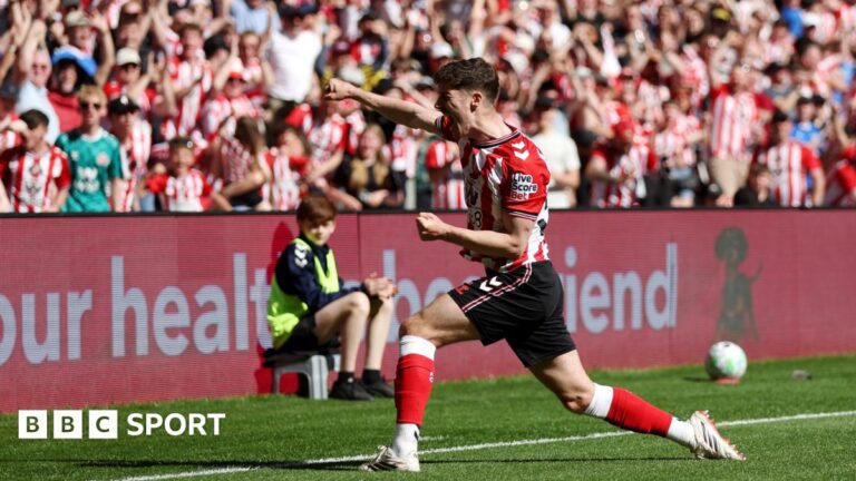 From League One to Europa League in four years – Sunderland defy odds Trai Hume of Sunderland celebrates scoring his team's first goal against Chelsea