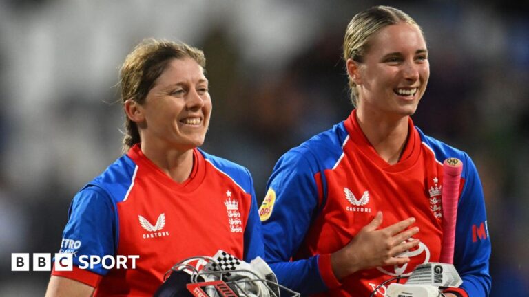 Heather Knight: Never any doubt around her place in England’s World Cup side, says Charlotte Edwards Alice Capsey is hugged by a team-mate