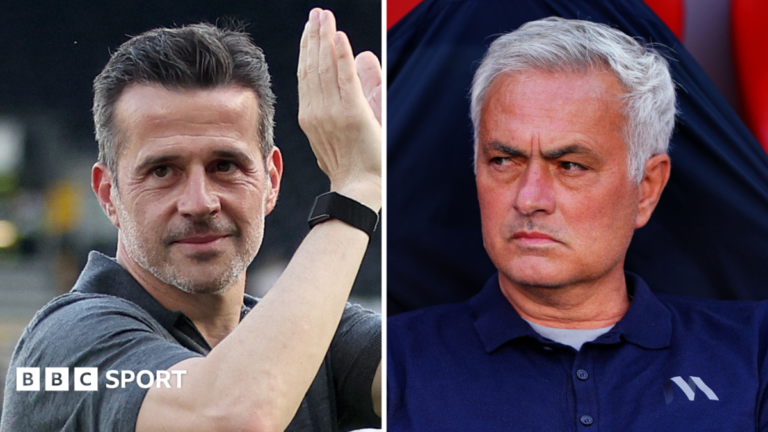 Marco Silva: Ex-Fulham manager agrees to become Benfica boss as Jose Mourinho leaves for Real Madrid A split picture of Marco Silva and Jose Mourinho