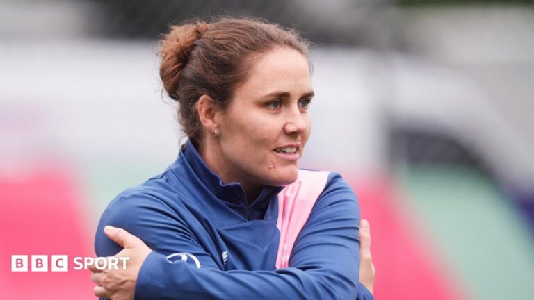 Women’s T20 World Cup: England captain Nat Sciver-Brunt ‘positive’ after second scan Nat Sciver-Brunt smiles during training