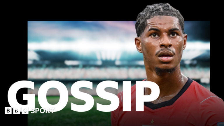Football gossip: Rashford, Nusa, Kroupi, Martinez, Herrington, Bouaddi A graphic of Premier League players from every team in the division in 2025-26 season, with the Premier League trophy in front of them.