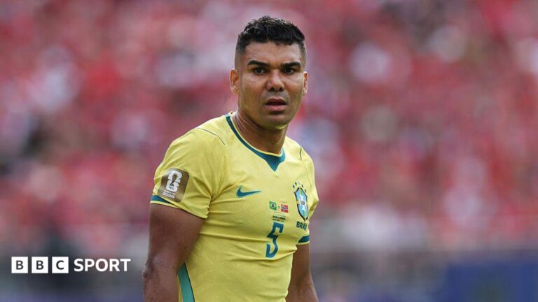 Former Manchester United midfielder Casemiro joins Inter Miami Jeff Bezos and Liverpool FC badge