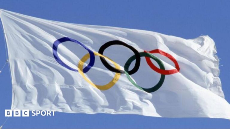 The Olympic flag