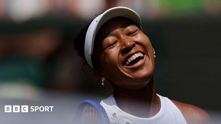 Wimbledon 2026 results: Naomi Osaka beats Daria Kasatkina to reach fourth round for first time Naomi Osaka smiles after her victory over Daria Kasatkina