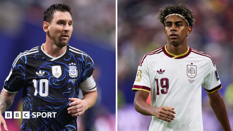 World Cup 2026: How do Spain and Argentina compare before the final? Lionel Messi (left) and Lamine Yamal (right)