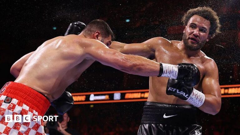 Itauma vs Hrgovic: ‘Moses Itauma will be world champion’ – Stevenson, Bellew, Eubank Jr reaction Filip Hrgovic and Moses Itauma throw punches at each other