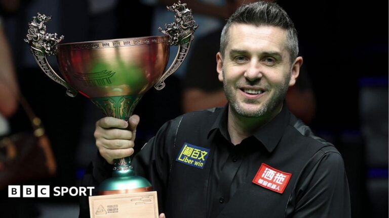 Mark Selby: Four-time world champion defeats Noppon Saengkham to win China Open Mark Selby lifts the trophy