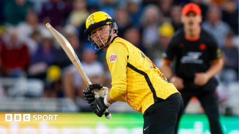 The Hundred final: Trent Rockets’ Aneurin Donald flies Welsh flag at Lord’s Aneurin Donald batting for Trent Rockets