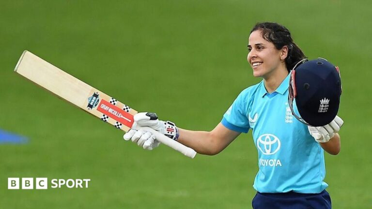 England v Ireland: Maia Bouchier ton sets up hosts’ record ODI run chase BBC Sport microphone and phone