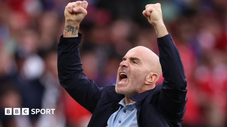 Manchester City manager Enzo Maresca says it is ‘quite poor’ to focus on VAR controversy despite win at Manchester United Enzo Maresca, manager of Manchester City, celebrates victory at the final whistle during the Premier League 2026-27 match between Manchester United and Manchester City at Old Trafford