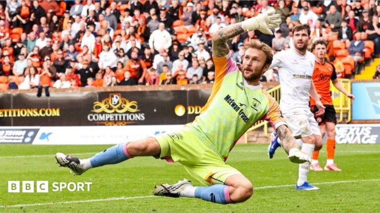 Scott Bain: Is Falkirk goalkeeper on course to be Scotland’s number one? Scott Bain in action for Falkirk