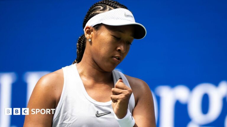 US Open 2026 results: Naomi Osaka overcomes blip as Iga Swiatek also progresses Naomi Osaka celebrates winning a point during her US Open second round match